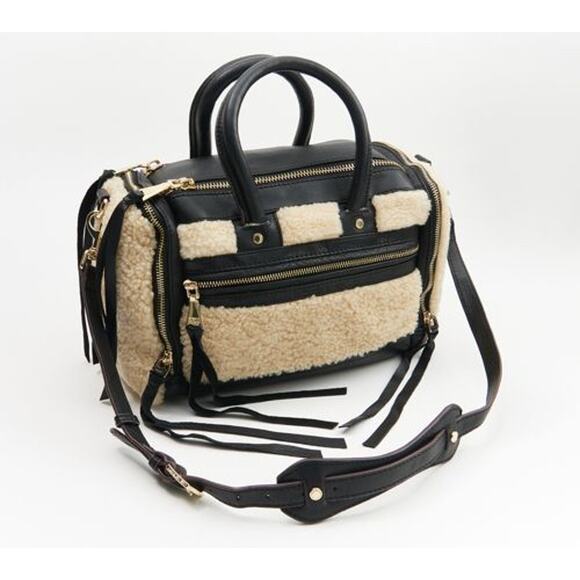 Aimee Kestenberg Car Go Top Handle Shearling (NWT) - Picture 1 of 15